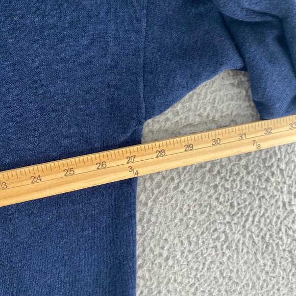 J Jill Sweater Women 2X Plus Navy Pure Jill Linen Blend Open Cardigan 3/4 Sleeve - Picture 8 of 10